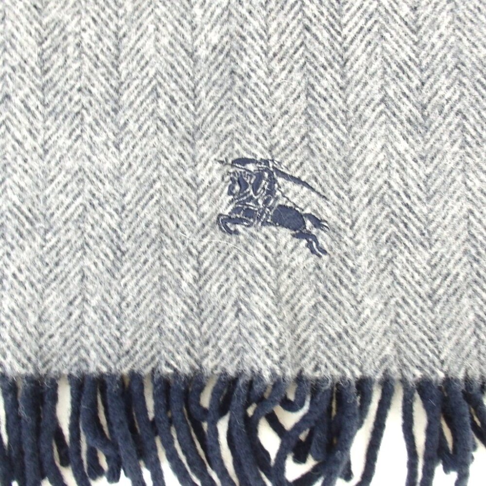 Authentic BURBERRY blanket others wool [Used] - Picture 4 of 7